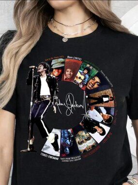 Michael Jackson Retro Graphic T-Shirt 261